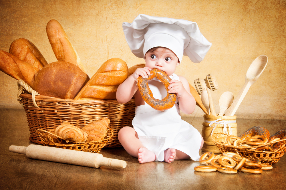 A Child Comes With His Own Bread