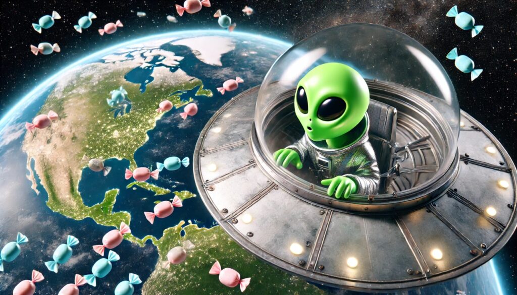 Martians confused by Earthlings' bubblegum expansion theory